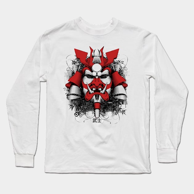 Samurai Tshirt for Japanese Culture Lovers Long Sleeve T-Shirt by Hani-Clothing